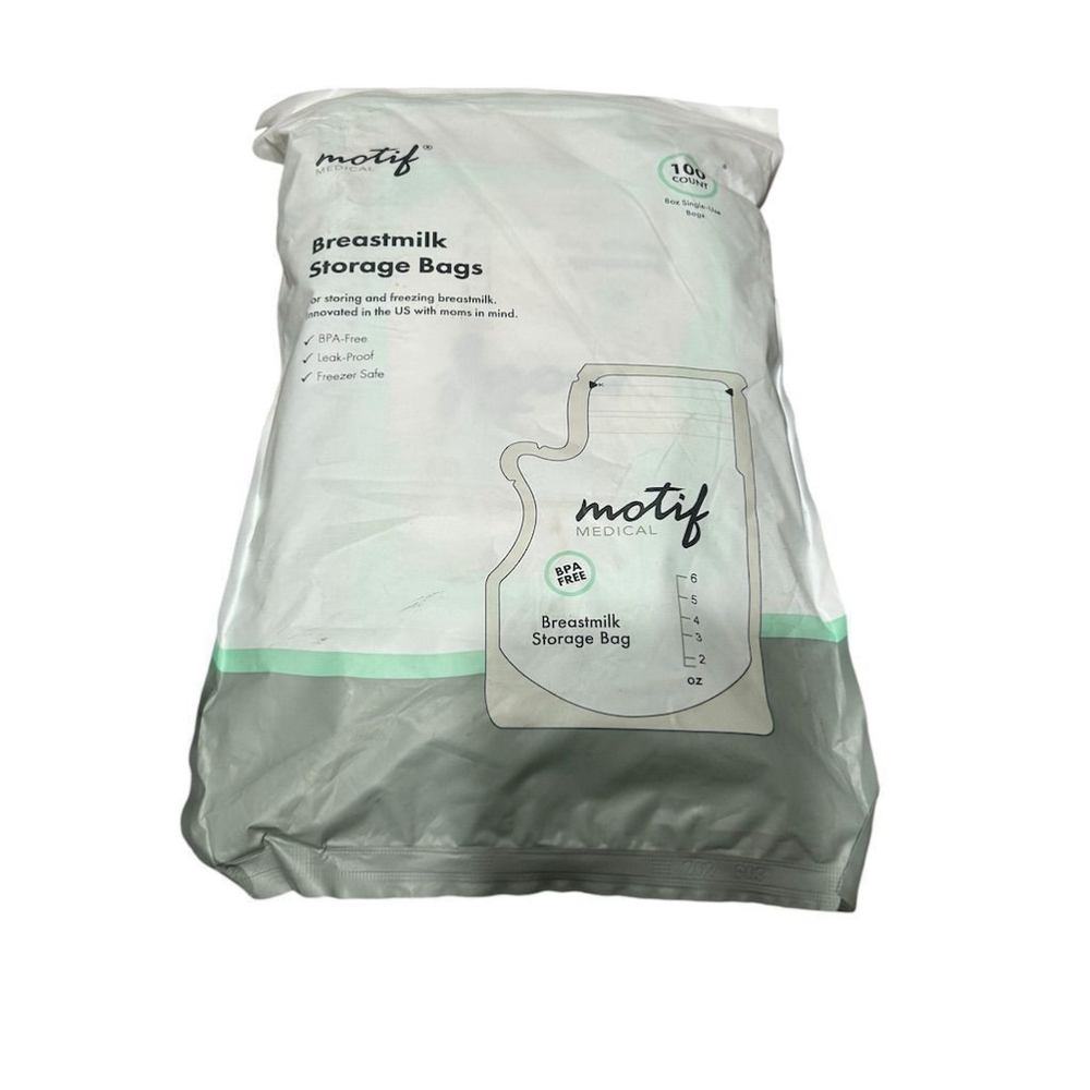Motif Medical Breastmilk Storage Bags 100 Count 8 oz
